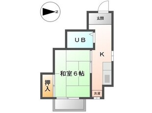 新清洲駅 徒歩2分 2階の物件間取画像